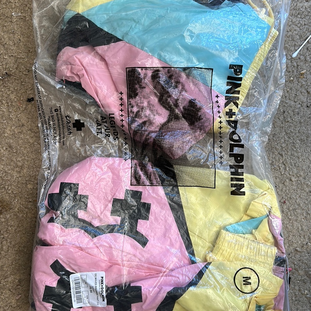 Rare Pink Dolphin Pastel Wave Tracksuit M in Original Bag